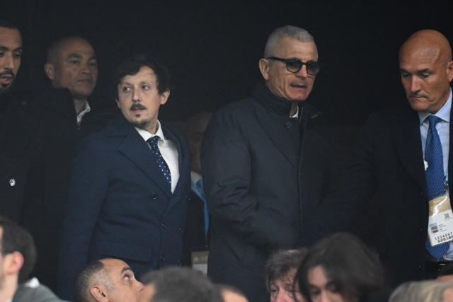 Le président de l'OM Pablo Longoria et Fabrizio Ravanelli présents aux commémorations du drame de Furiani