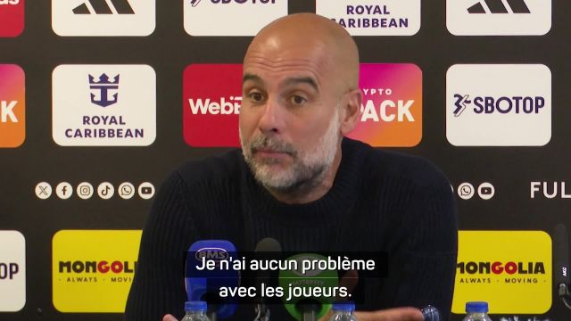 Football - ANG - Man. City : L'échange tendu entre Guardiola et un journaliste sur l'avenir de Grealish