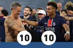 Les notes de PSG - Inter Milan : Désiré Doué et Luis Enrique, les copies parfaites